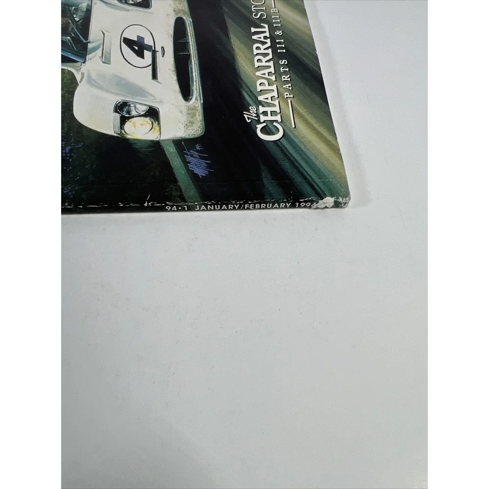 Vintage Motorsport Magazine MAR/APR 1994 Chaparral Story Part‎ III & III/B